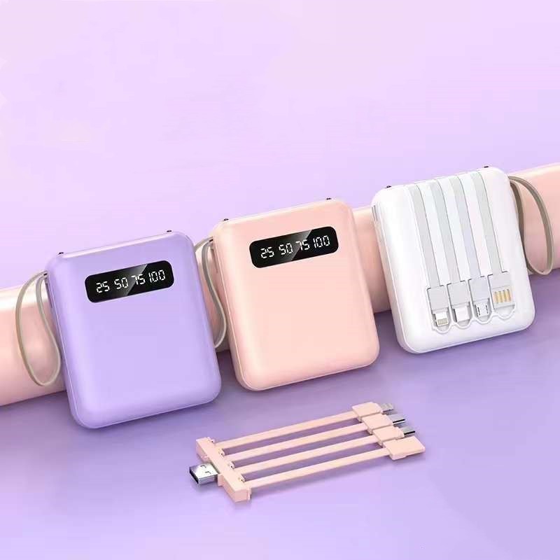 Compact Multi-Port Power Bank – 3000mAh to 20000mAh